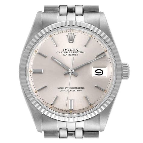 rolex oro e acciaio quadrante bianco 2018|orologio datejust oro bianco.